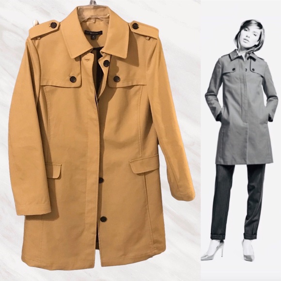 Brooks Brothers 346 Khaki Trench Coat Jacket NWOT - Picture 1 of 7